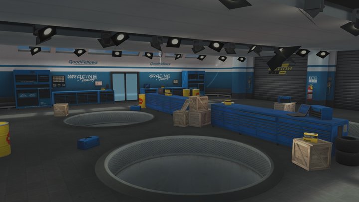 mini motor racing 2 garage – Gratis 3D-model STL