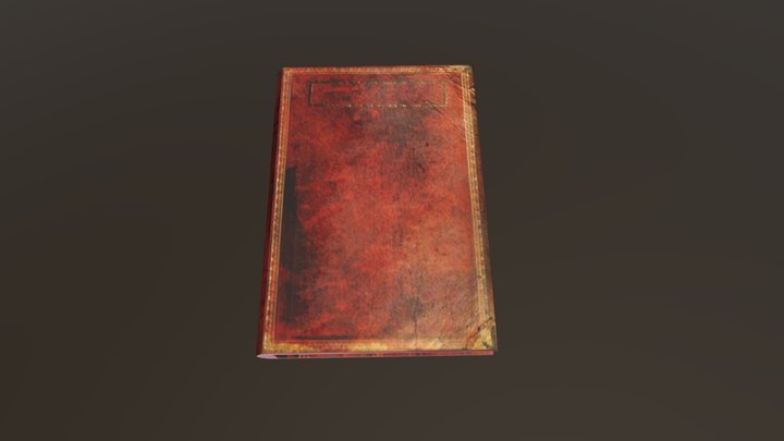 Old Closed book 3D Model