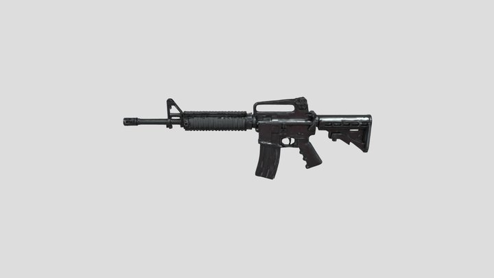 Rifle Display 3D Model