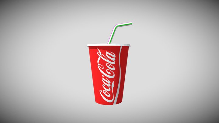 Coca Cola Cinema Cup 3D Model