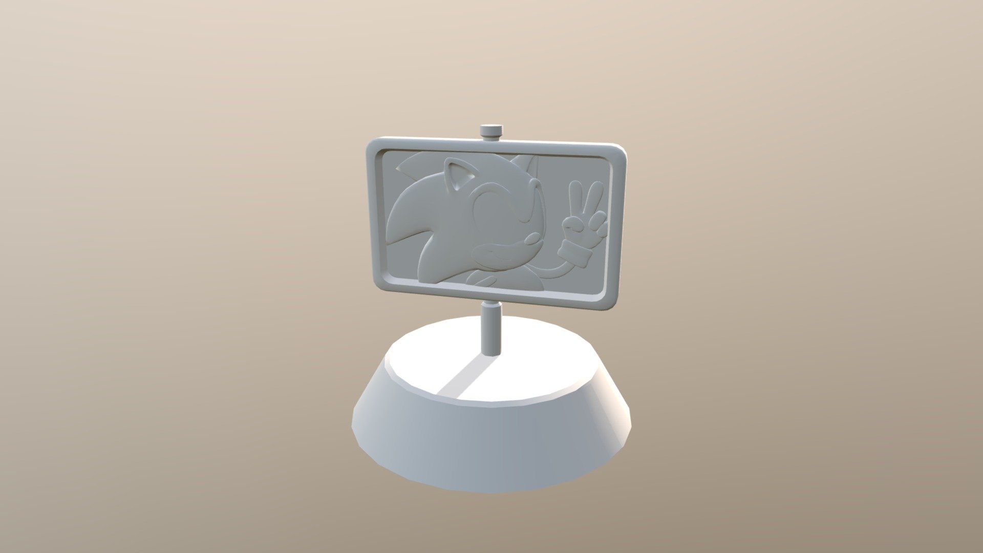 Goal Plate Statue