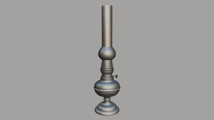 Oil Lamp 3D Model