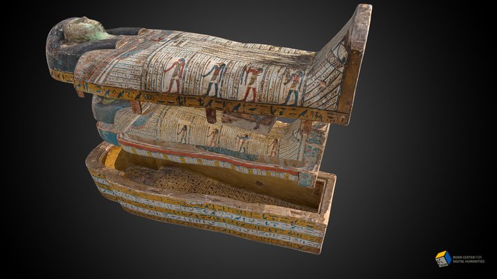 Funerary ensemble of the lady Tairkap 3D Model