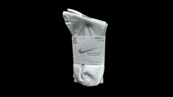 Nike Socks 3D Model