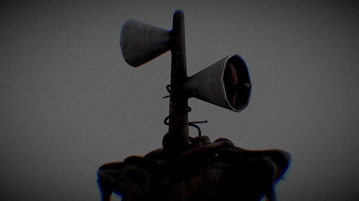 Siren head Stranded 3D Model