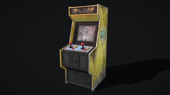Arcade Cabinet Model 3D Model