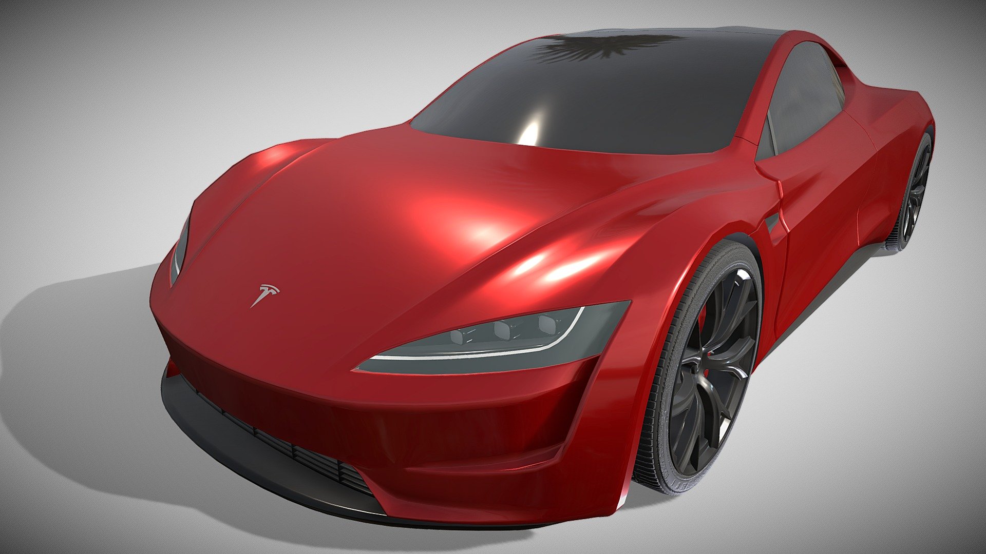 Tesla Roadster 2020 - Buy Royalty Free 3D model by dragosburian ...