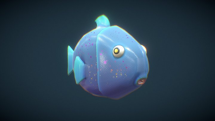 3D  Fish Stylze Lowpoly (Free( 3D Model