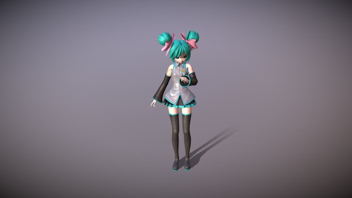 Miku dance 3D Model