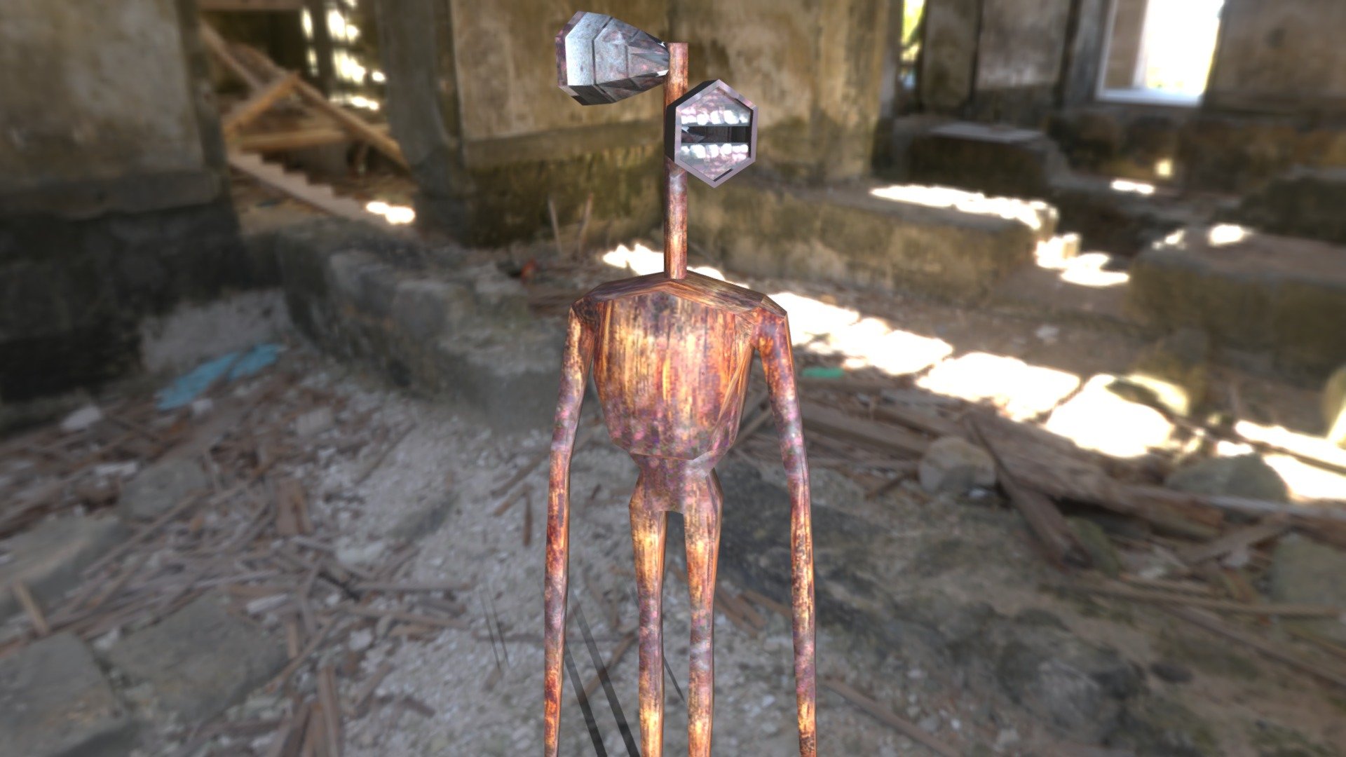 Flesh Pole Siren Head