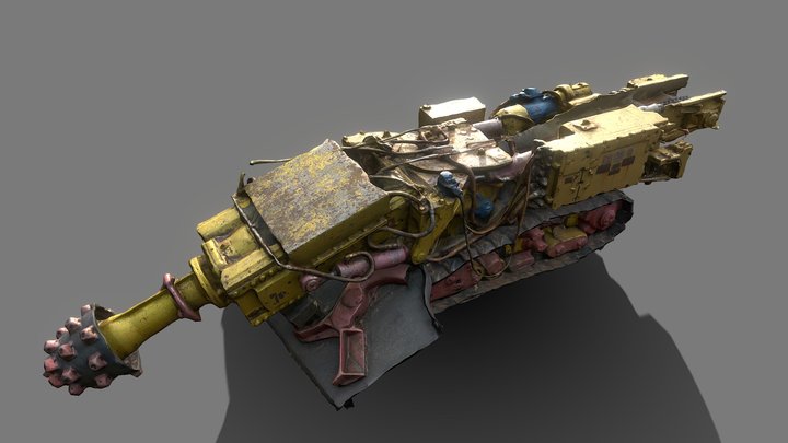Mining Drill Machine - 8K textures 3D Model