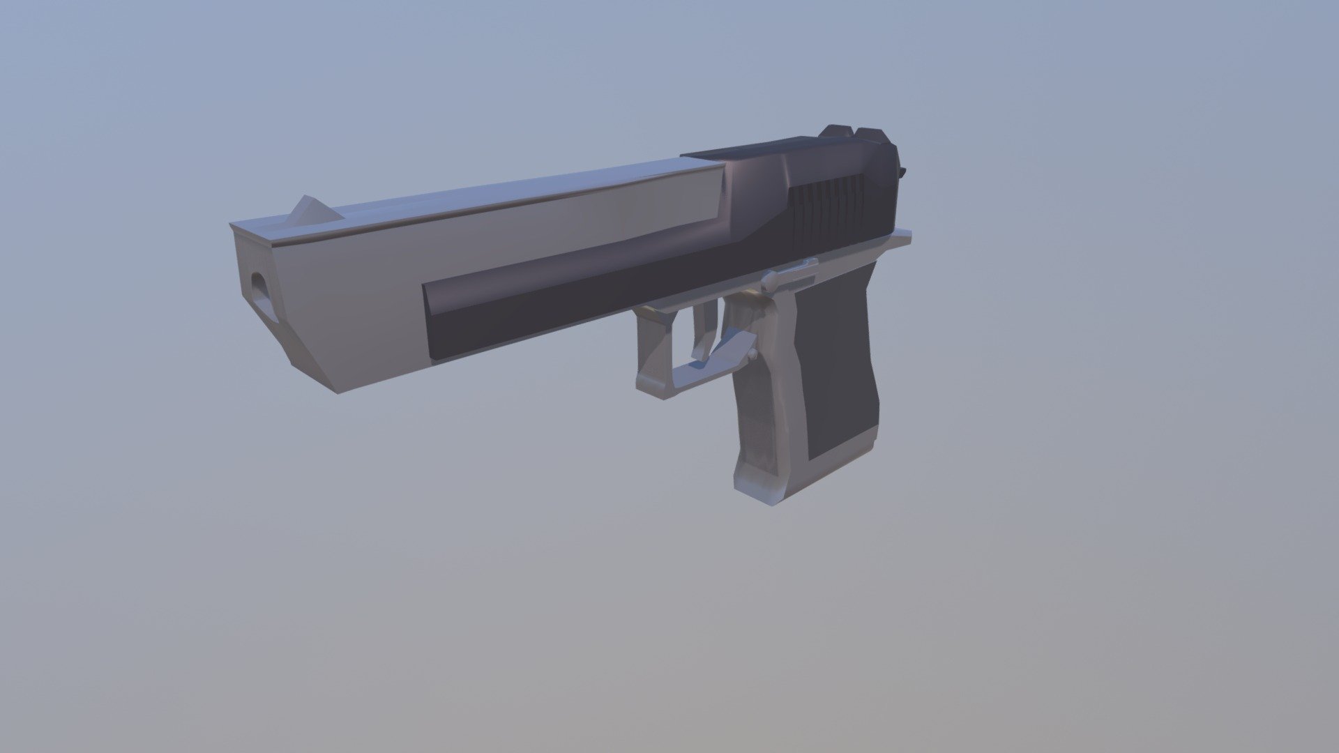 Low-Poly Big Bertha .50 (Desert Eagle)
