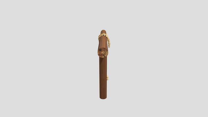 Horse Hitching Station 3D Model