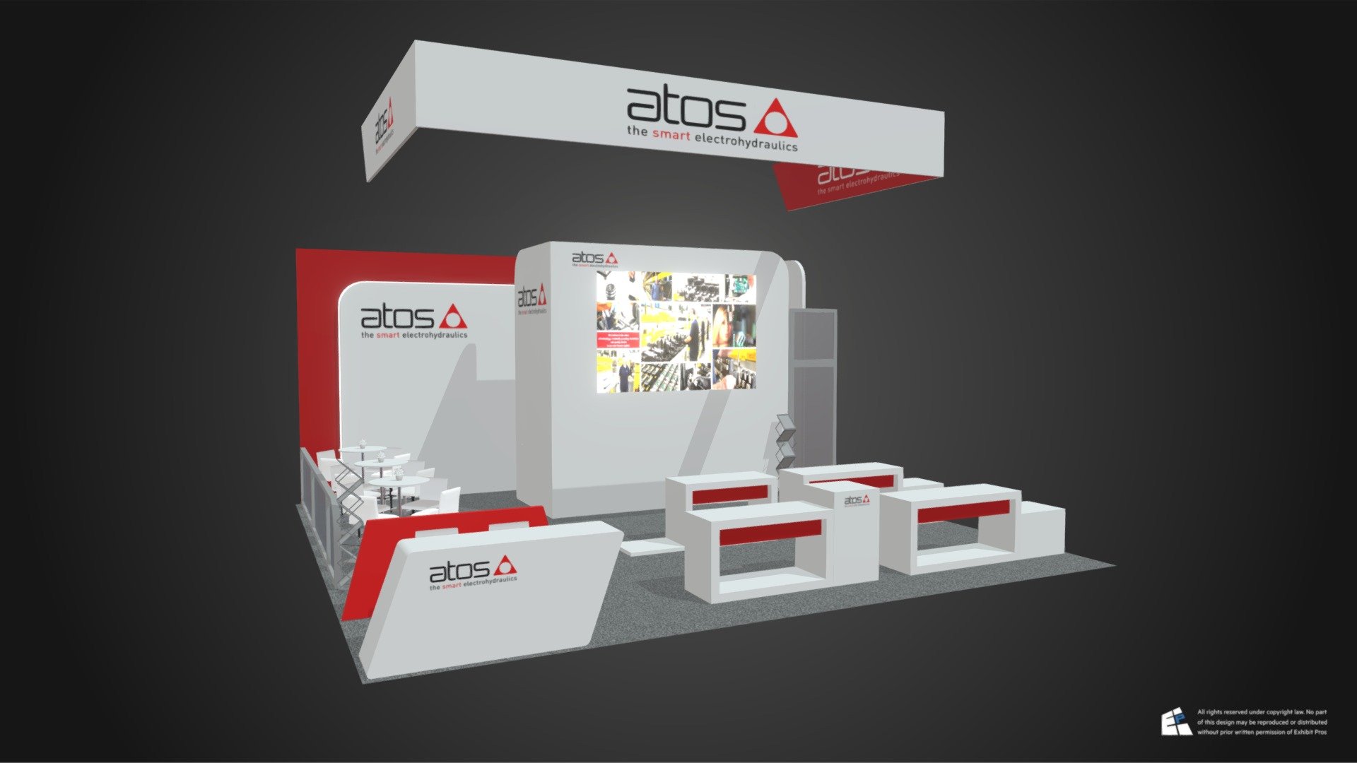 Atos 30x30 Conexpo 2026 Opt 3 - 3D model by EP (@ExhibitP) [73a4053 ...