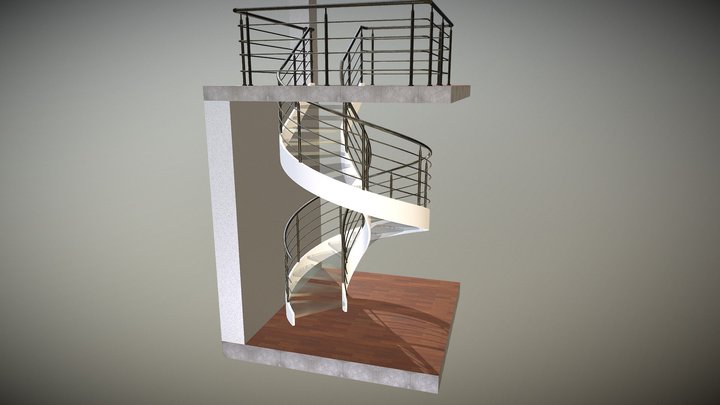 Лестница №2 3D Model