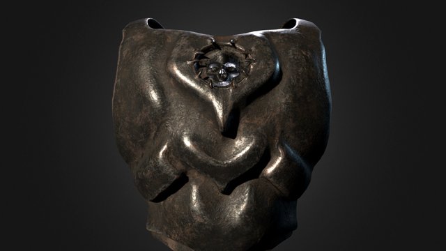 Character Chest Piece 3D Model