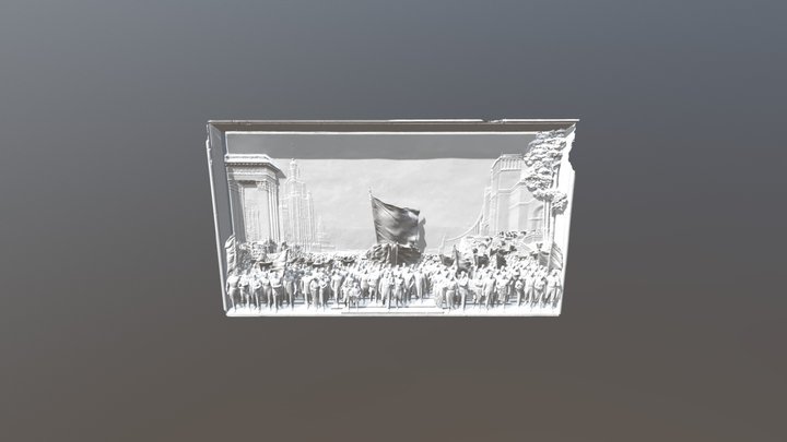 Горельеф 3D Model