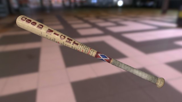 Harley Quinn's "Good Night" Baseball Bat
