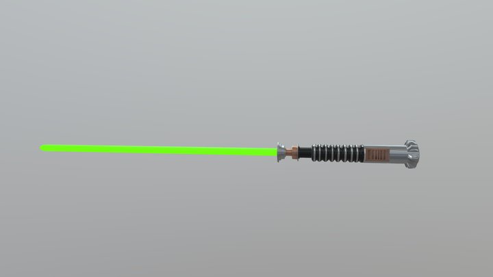 LukeSkywalker Lightsaber 3D Model