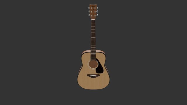 Guitar 3D Model
