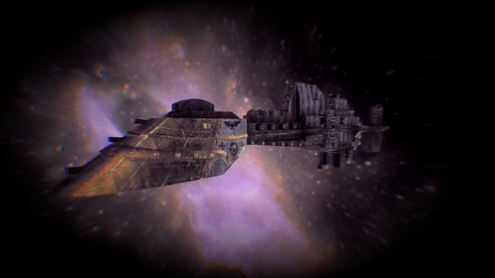 Void Cruiser Starship – Free 3D Model STL