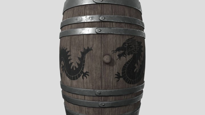 Chinese barrel 3D Model
