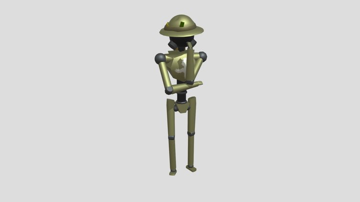 Character_posed 3D Model