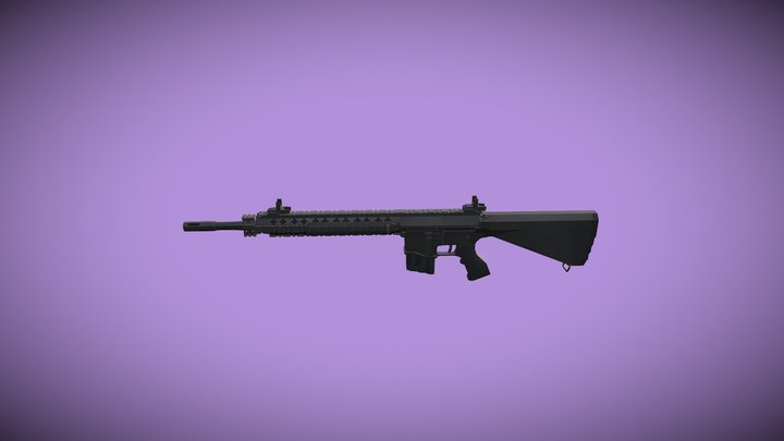 M110 SASS 3D Model