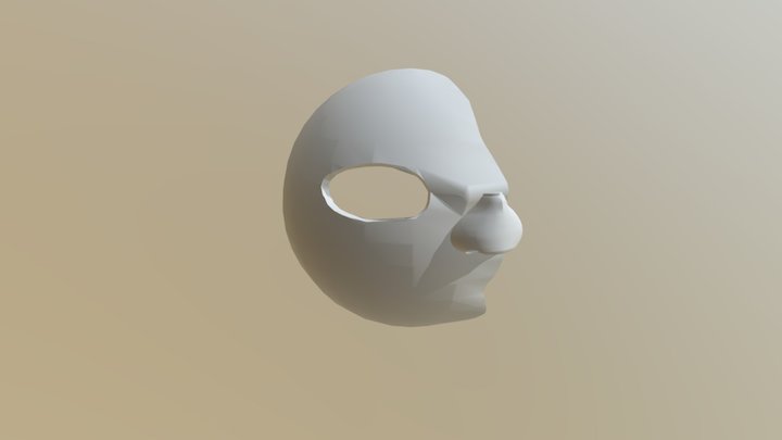 Half Mask 3D Model