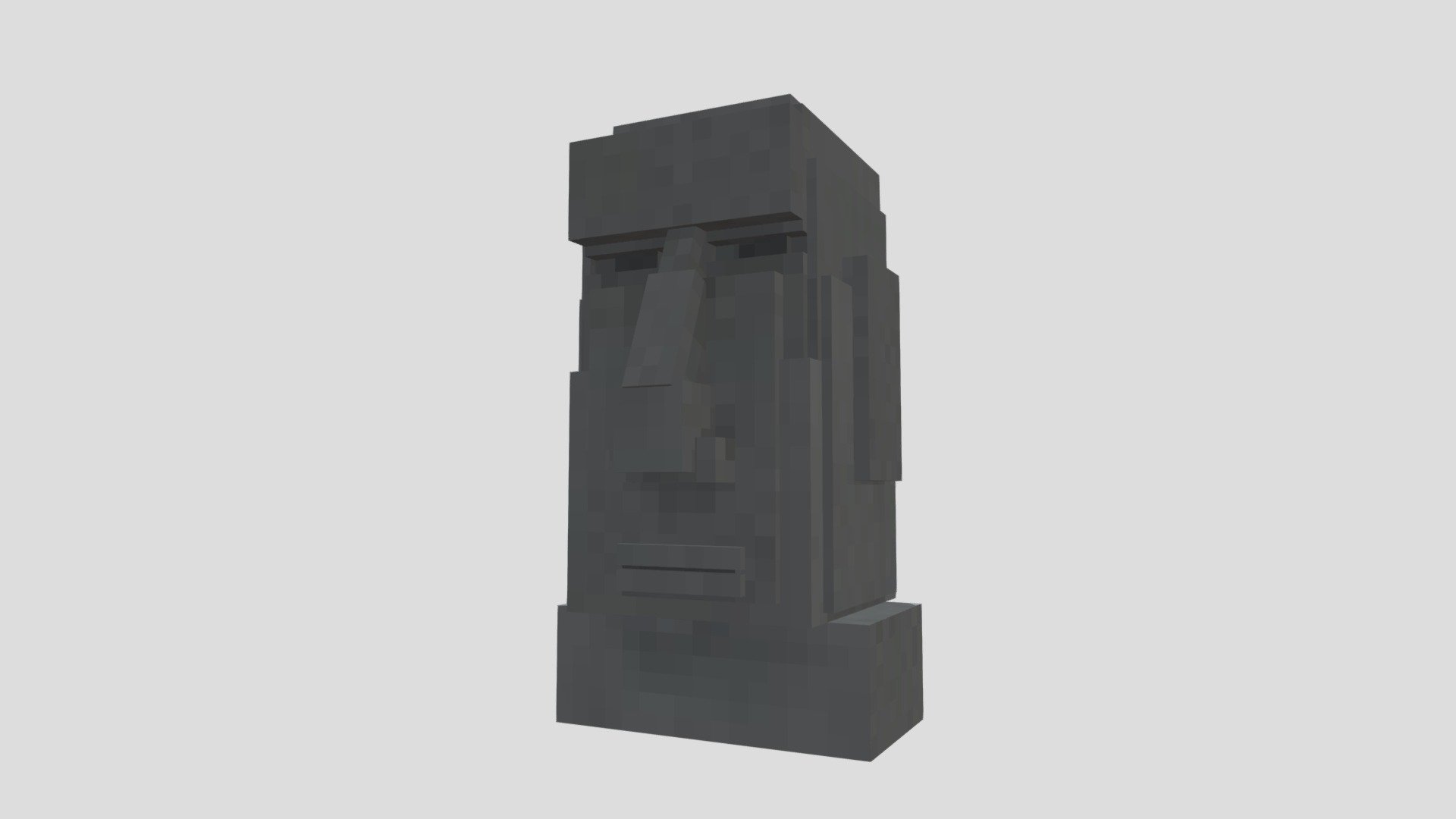 Moai stone statuette Download Free 3D model by Gotche [73acd80