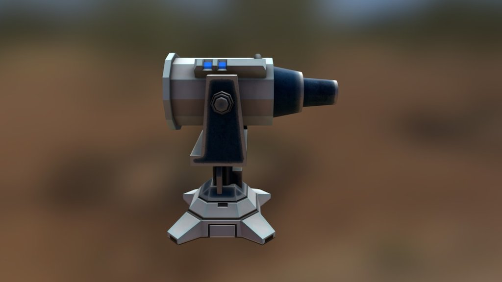 Turret — Sketchfab embed 3D viewer