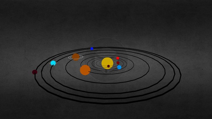 Tarea 06 sistemas solar 3D Model