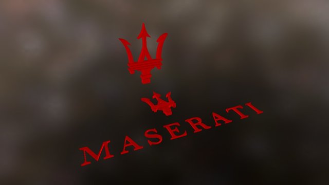 20150722 Classwork- Maserati Logo 3D Model