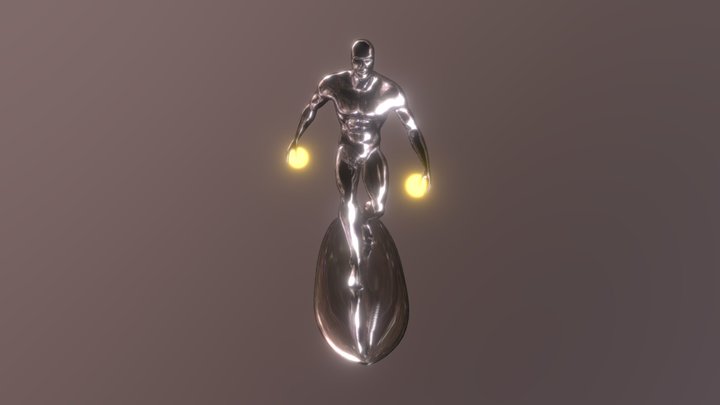 Silver Surfer 3D Model
