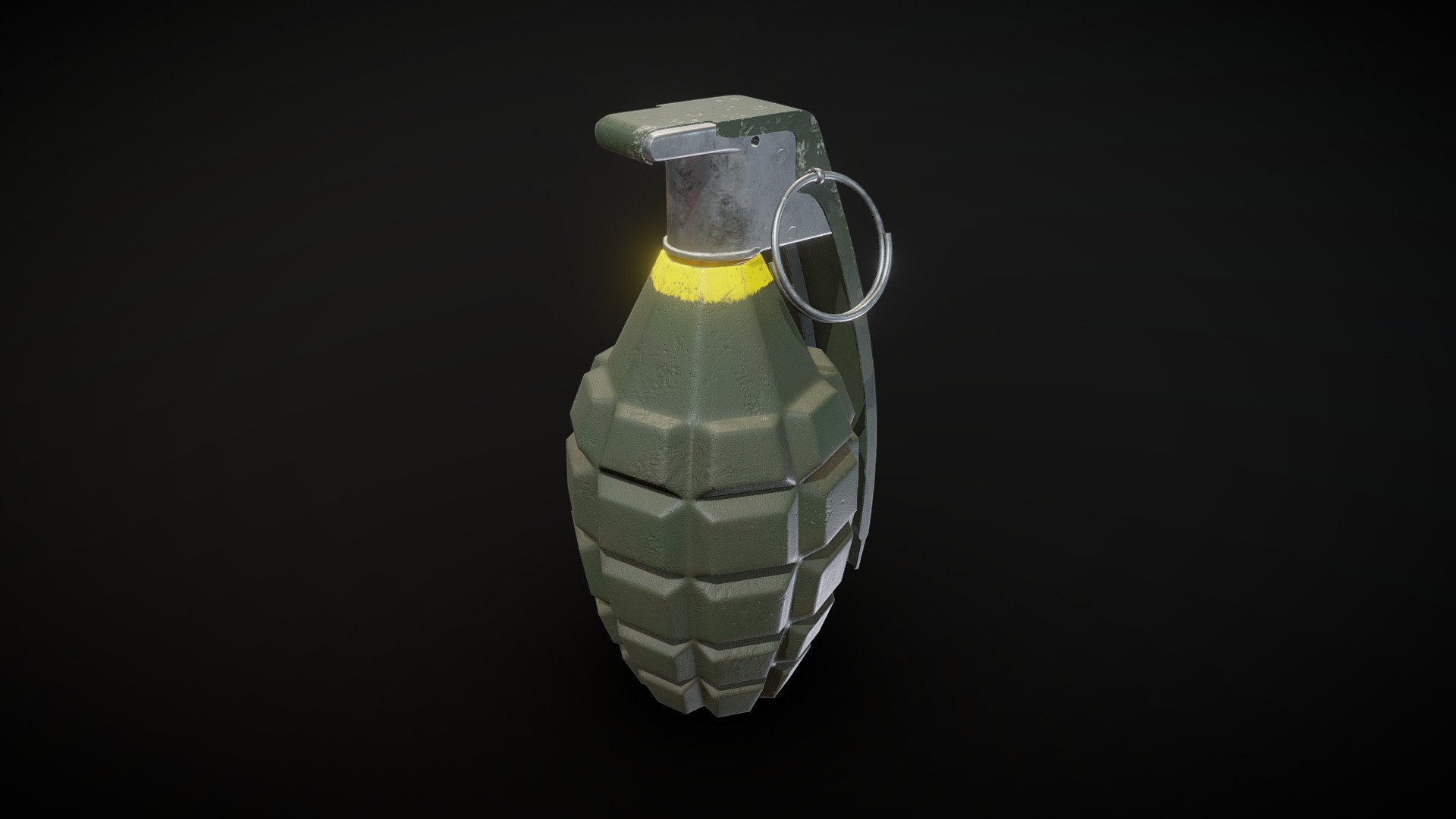 Frag Grenade - F1 - Buy Royalty Free 3D model by Rokay3D [73b0f8a ...