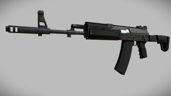AK 12 rifle 3D Model
