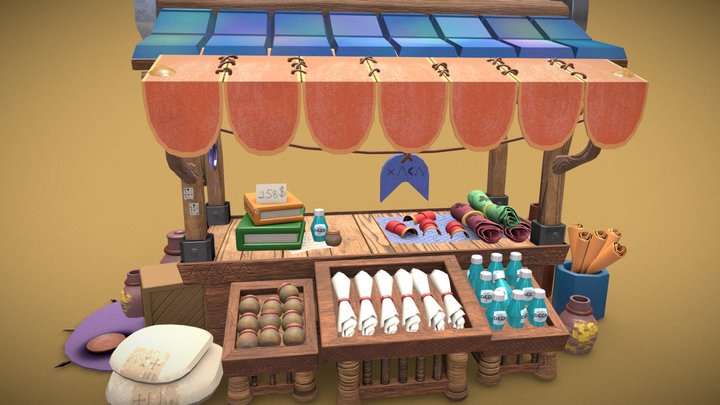 Shop of magical things 3D Model