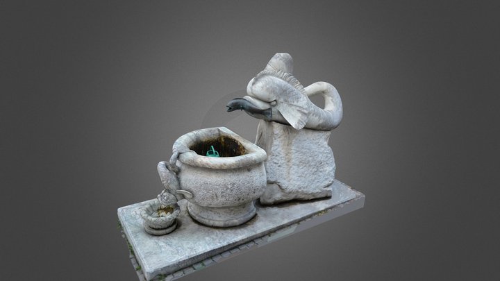 Italian Fountain Design |3D Scan 3D Model