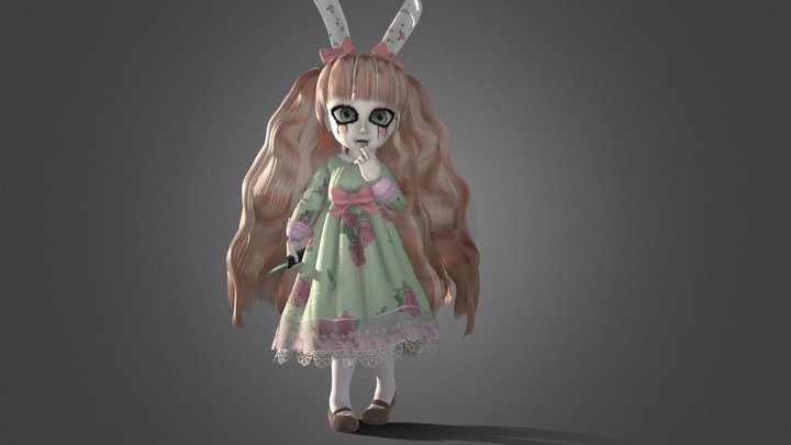 Cursed Doll no.02 (呪われた人形) 3D Model