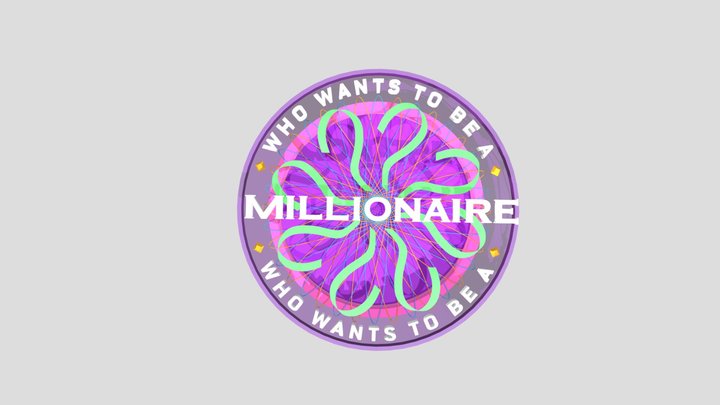 MILLIONAIRE Titles - TEMPLATE 3D Model