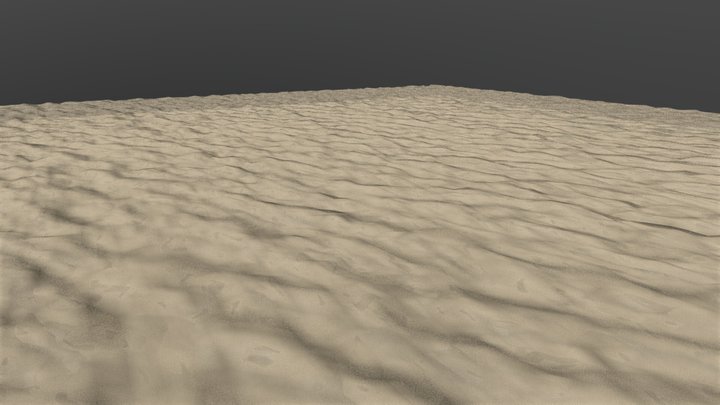 Sand. 3D Model