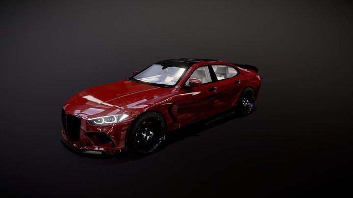 VAW Kaveria Gran Coupe M-2K Sport trim 3D Model