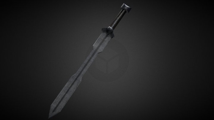 Kili's Sword - The Hobbit -  Low Poly 3D Model