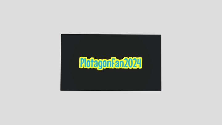 PlotagonFan2024 logo 3D Model