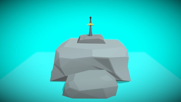 Altar Sword 3D Model