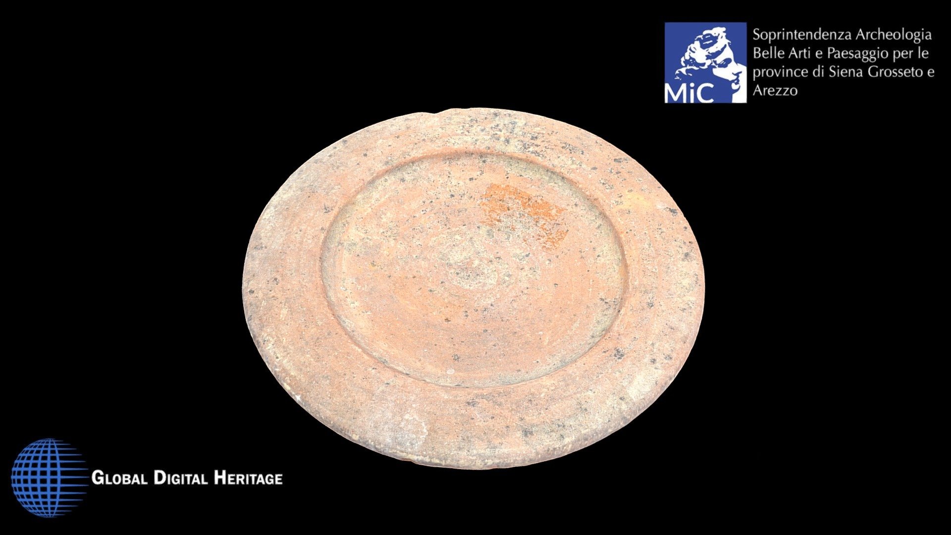 Etruscan small plate — Sketchfab embed 3D viewer