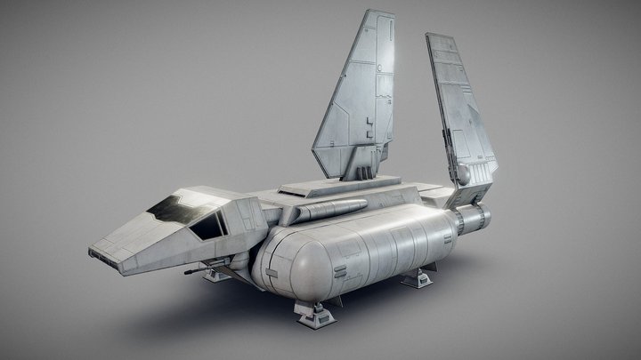 Star Wars - Sentinel-class shuttle 3D Model