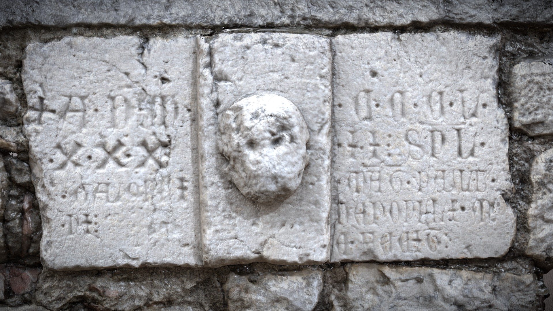 Stone Relief in Wall of Chiesa di San Giorgio