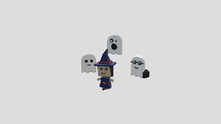 Witch 3D Model