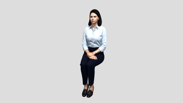 Portrait of a Professional Woman – Free 3D Model STL